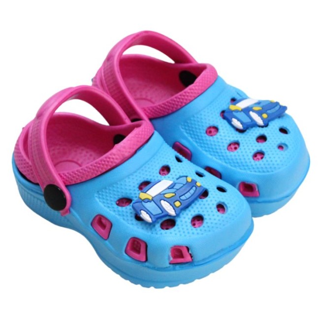 papuci copii bleu-roz