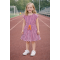 Rochita fetite orange cu buline elastica