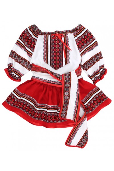 Costum traditional fetita 